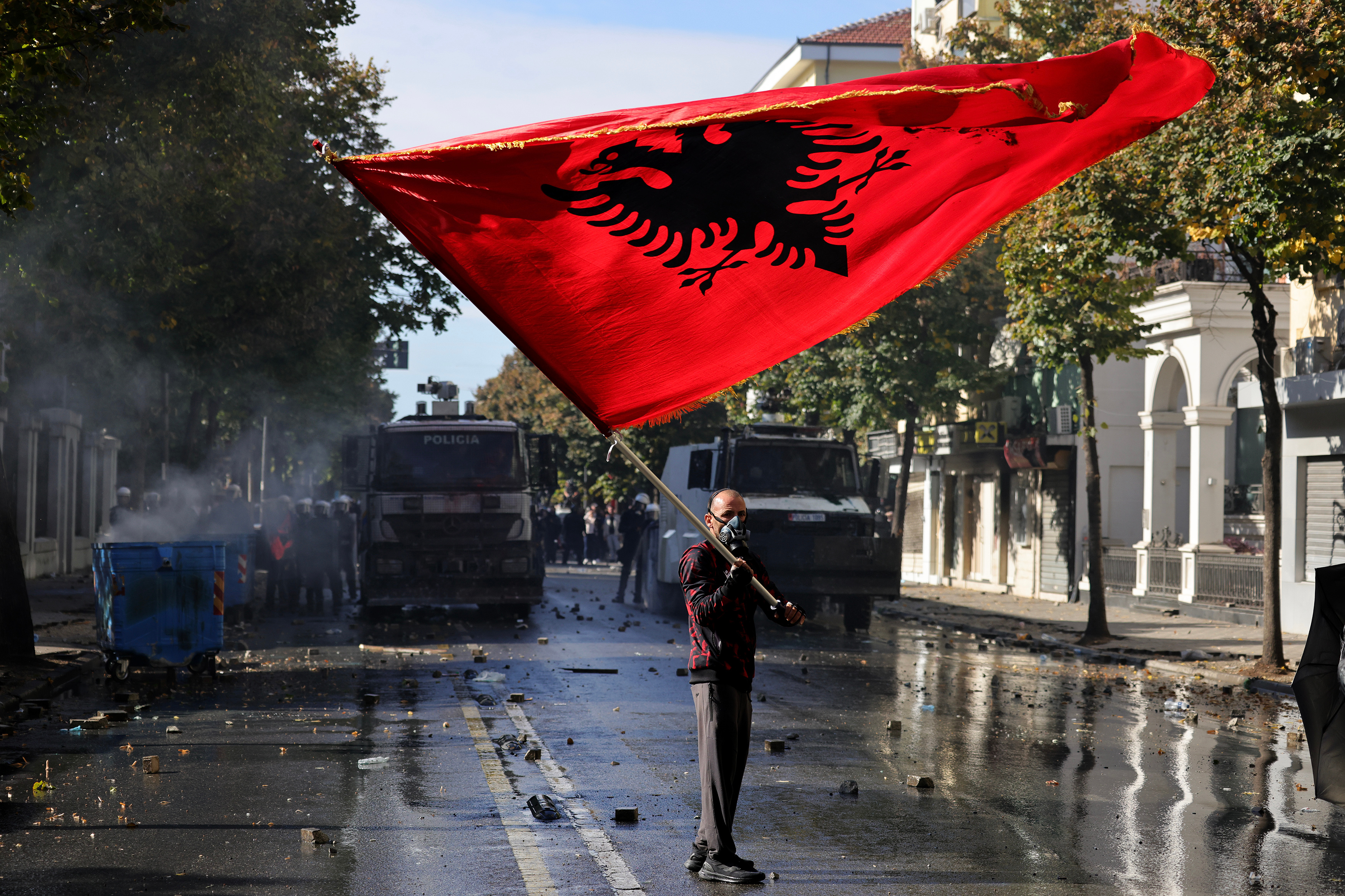 Albania Protests Turn Violent as Opposition Demands Rama Resignation